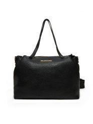 Valentino Torebka Blossom Re VBS8P201 Czarny. Czarne torebki do ręki damskie Valentino, bez wzorów, ze skóry, bez dodatków. Za 469.99 zł.