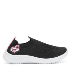 Tenisówki Mickey&Friends. Czarne trampki i tenisówki dziewczęce Mickey&Friends, bez wzorów, bez zapięcia. Za 59.99 zł.