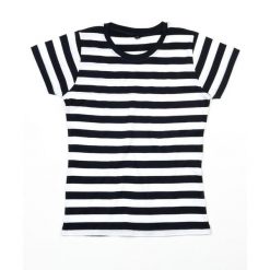 T-shirt Damski W Paski. Białe t-shirty damskie MANTIS, l, bez wzorów, z bawełny, bez kołnierzyka. Za 64.99 zł.