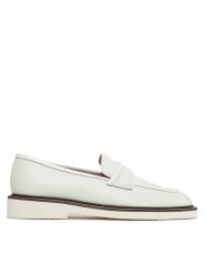 Pollini Lordsy SA10033G1ITD210A Biały. Białe mokasyny damskie Pollini, ze skóry. Za 2,339.00 zł.