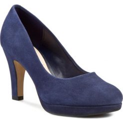 Półbuty CLARKS - Crisp Kendra 261083054 Navy Suede. Półbuty damskie marki Clarks. W wyprzedaży za 219.00 zł.