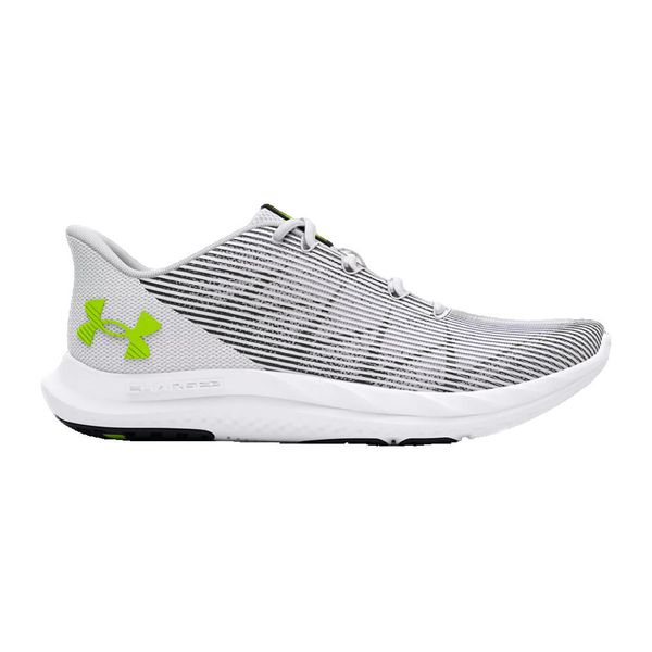 Buty do biegania męskie Under Armour Charged Speed Swift. Białe buty sportowe męskie Under Armour, z materiału, bez zapięcia, do biegania. Za 257.99 zł.