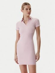 Guess Sukienka codzienna V6RK02 Z4692 Różowy Regular Fit. Czerwone sukienki damskie Guess, na co dzień, l, z aplikacjami, z syntetyku, bez kołnierzyka, bez ramiączek, proste. Za 329.99 zł.