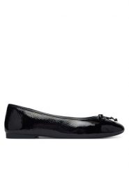 Tommy Hilfiger Baleriny Hilifger Patent Ballet FW0FW09005 Czarny. Czarne baleriny damskie Tommy Hilfiger, bez wzorów, ze skóry, bez obcasa. Za 409.99 zł.