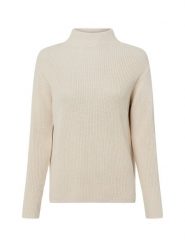 Marie Lund Sweter Kobiety Bawełna biały, XXL. Białe swetry damskie Marie Lund, uniwersalny, bez wzorów, z bawełny, klasyczne, bez kołnierzyka, bez ramiączek, bez kaptura. Za 299.95 zł.