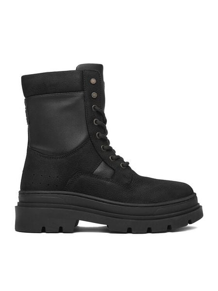 G-Star Raw Trzewiki CEO-WI45-VR-3400-02 Czarny. Czarne botki damskie G-Star Raw, ze skóry, retro, bez obcasa, na płaskiej podeszwie, bez zapięcia. Za 307.99 zł.