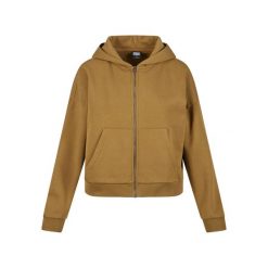 Damska Bluza Z Kapturem Z Pełnym Zamkiem Błyskawicznym. Zielone bluzy damskie Urban Classics, xl, bez wzorów, z kapturem. Za 229.99 zł.