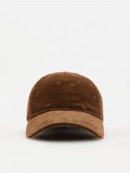 Czapka z wiązaniem - brązowy. Brązowe czapki i kapelusze damskie Reserved, bez wzorów. Za 59.99 zł.