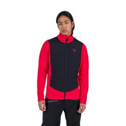 Bluza Rossignol męska Classique Hybrid Clim FZ czerwona. Czerwone bluzy męskie Rossignol, na zimę, m, bez wzorów, bez kaptura. W wyprzedaży za 578.15 zł.