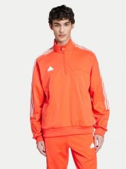 Adidas Bluza House of Tiro IW3578 Pomarańczowy Loose Fit. Brązowe bluzy męskie Adidas, l, bez wzorów, z bawełny, bez kaptura. Za 199.99 zł.