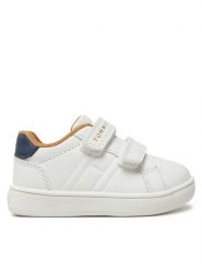 Tommy Hilfiger Sneakersy Low Cut Velcro Sneaker T1X9-33835-1355 M Biały. Białe buty sportowe chłopięce Tommy Hilfiger, bez wzorów, ze skóry, bez zapięcia. Za 229.99 zł.
