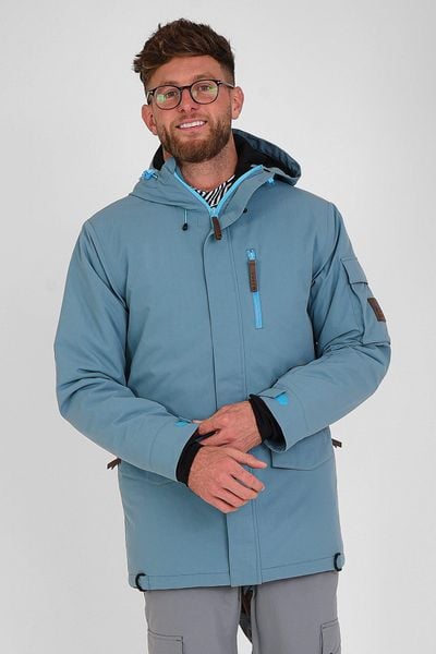 Kurtka Yeh Man Teal. Niebieskie kurtki męskie OOSC, xl, bez wzorów, z materiału, z kapturem. Za 1,710.99 zł.
