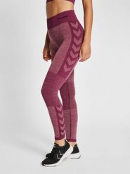 Damskie legginsy mid-rise Hummel Clea. Fioletowe legginsy sportowe damskie Hummel, xs, bez wzorów, z dzianiny, z standardowym stanem, na fitness i siłownię. Za 194.00 zł.