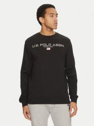 U.S. Polo Assn. Bluza MUP1645 Czarny Regular Fit. Czarne bluzy męskie U.S. Polo Assn., m, bez wzorów, z bawełny, bez kaptura. Za 119.99 zł.
