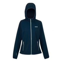 Kurtka Softshellowa Damska. Czerwone kurtki damskie Regatta, xl, bez wzorów, z elastanu, z kapturem. Za 106.99 zł.