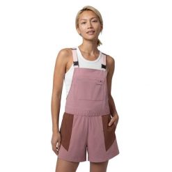 Damskie wodoodporne spodenki trekkingowe z szelkami Siroko Kootenay Short-W Pink. Czerwone szorty damskie SIROKO, uniwersalny, bez wzorów, z materiału. Za 215.00 zł.