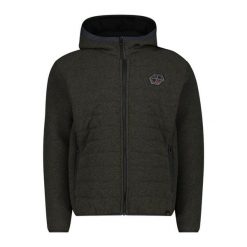 Kurtka pikowana z kapturem CMP Knit Tech. Szare kurtki męskie CMP, na zimę, m, bez wzorów, z gumy, eleganckie, z kapturem. Za 447.80 zł.