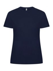 Clique Classic OC-T Women T-shirt z bawełny organicznej – dark navy. Niebieskie t-shirty damskie CLIQUE, s, bez wzorów, z bawełny, klasyczne, bez kołnierzyka. Za 117.93 zł.