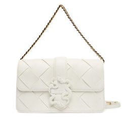 Torebka Just Cavalli. Białe torebki do ręki damskie Just Cavalli, bez wzorów, wizytowe, bez dodatków. Za 829.99 zł.