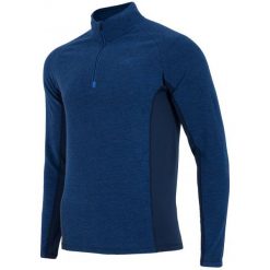 4F Męska Bluza Termoaktywna H4Z17 bimp002 Granatowy Melanż L. Niebieskie bluzy męskie 4f, na zimę, melanż, z polaru. W wyprzedaży za 63.00 zł.