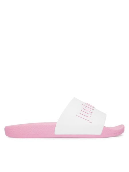 Just Cavalli Klapki 80RA3SZ1 ZSE50 Różowy. Czerwone klapki damskie Just Cavalli, bez wzorów, bez obcasa. Za 329.99 zł.