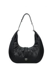 PINKO Torebka Slouchy Hobo Big PE 25 PLTT 104295 A29J Czarny. Czarne torebki do ręki damskie Pinko, bez wzorów, ze skóry, bez dodatków. Za 1,129.00 zł.