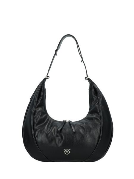 PINKO Torebka Slouchy Hobo Big PE 25 PLTT 104295 A29J Czarny. Czarne torebki do ręki damskie Pinko, bez wzorów, ze skóry, bez dodatków. Za 1,019.00 zł.