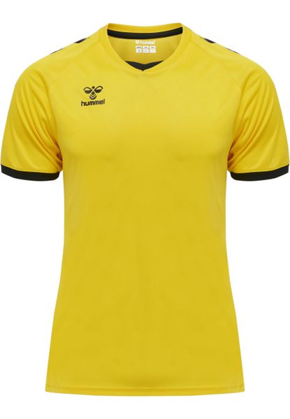 Koszulka Hummel hmlhmlCORE volley. Żółte koszulki sportowe męskie Hummel, m, bez wzorów, z dżerseju, bez kołnierzyka, bez ramiączek, na fitness i siłownię. Za 83.99 zł.