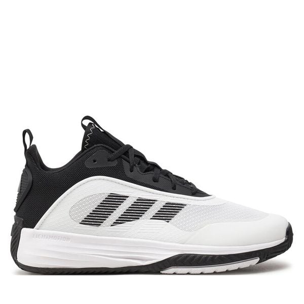 Buty do koszykówki adidas. Białe buty sportowe męskie Adidas, bez zapięcia, do koszykówki. Za 279.99 zł.
