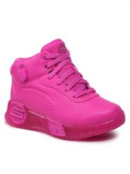Skechers Sneakersy S-Lights Remix 310100L/HTPK Różowy. Czerwone buty sportowe dziewczęce Skechers, bez wzorów, ze skóry, bez zapięcia. Za 219.99 zł.