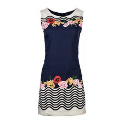 Desigual Sukienka Damska 38 Ciemnoniebieski. Sukienki damskie marki Desigual. W wyprzedaży za 348.00 zł.