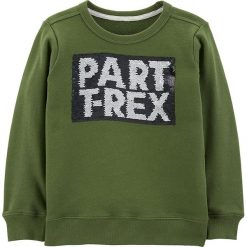Sweter w kolorze khaki. Bluzy dla chłopców marki Carter' s Baby, Minis & Kids. W wyprzedaży za 67.95 zł.