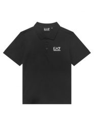 EA7 Emporio Armani Polo 7B000022 AF10378 UC001 Czarny Regular Fit. Czarne t-shirty dla chłopców EA7 Emporio Armani, bez wzorów, z bawełny, bez ramiączek. Za 224.99 zł.