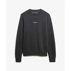 Bluza Superdry Micro Logo. Czarne bluzy męskie Superdry., m, bez wzorów, bez kaptura. Za 297.50 zł.