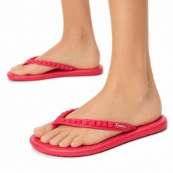 Japonki damskie Ipanema 27130 MEU SOL AD. Czerwone klapki damskie Ipanema, bez wzorów, z materiału, klasyczne, bez obcasa. Za 39.00 zł.