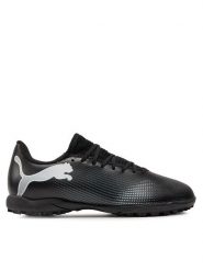 Puma Buty do piłki nożnej Future 7 Play Tt Jr 10773702 02 Czarny. Czarne buty sportowe chłopięce Puma, bez wzorów, ze skóry, bez zapięcia, do piłki nożnej. Za 159.99 zł.