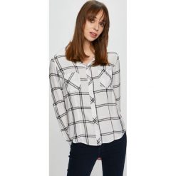 Tally Weijl - Koszula. Szare koszule damskie marki TALLY WEIJL, w kratkę, z poliesteru, casualowe, z klasycznym kołnierzykiem, z długim rękawem. Za 69.90 zł.