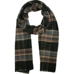Szalik Miękki Czarno-Beżowy w Kratkę, Męski V.Fraas -Cashmink. Brązowe szaliki męskie V. Fraas, bez wzorów, z materiału. Za 59.00 zł.