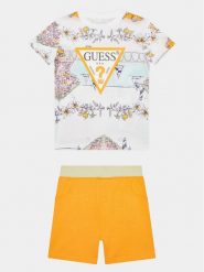 Guess Komplet t-shirt i szorty sportowe I4GG00 K8HM3 Kolorowy Regular Fit. Szorty dla chłopców Guess, z aplikacjami, z bawełny, sportowe. Za 109.99 zł.