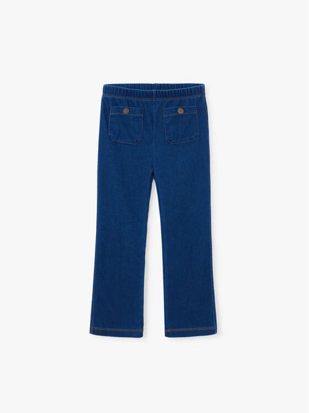 Mayoral Legginsy 3721 Granatowy Regular Fit. Niebieskie legginsy dla dziewczynek Mayoral, bez wzorów, z bawełny. Za 89.99 zł.