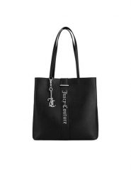 Juicy Couture Torebka CEO-BIJXT3265WVP Czarny. Czarne torebki do ręki damskie Juicy Couture, bez wzorów, z tworzywa sztucznego, bez dodatków. Za 319.99 zł.