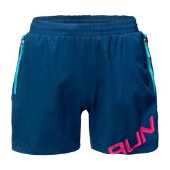 Spodenki Damskie Ireno. Niebieskie szorty sportowe damskie IQ, bez wzorów, sportowe, trekkingowe. Za 172.99 zł.