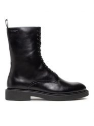 Vagabond Shoemakers Trzewiki Alex W 5248-201-20 Czarny. Czarne botki damskie Vagabond Shoemakers, ze skóry, bez obcasa, na płaskiej podeszwie, bez zapięcia. Za 679.99 zł.