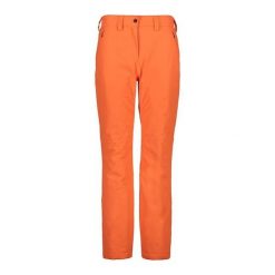 Spodnie damskie narciarskie CMP 3W20636. Brązowe spodnie materiałowe damskie CMP, na zimę, l, bez wzorów, sportowe, narciarskie. Za 279.99 zł.