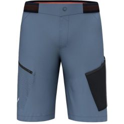 Spodenki turystyczne męskie Salewa Pedroc 3 DST M Cargo Shorts. Niebieskie krótkie spodenki sportowe męskie Salewa, m, bez wzorów, trekkingowe. Za 370.67 zł.