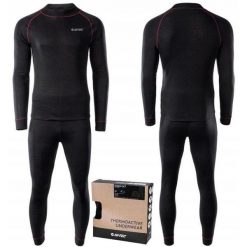 Bielizna termoaktywna męska Hi-tec Sorin set. Czarna bielizna termoaktywna męska Hi-tec, m. Za 99.99 zł.