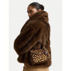 Torebka LAUREN RALPH LAUREN. Brązowe torebki do ręki damskie Lauren Ralph Lauren, bez wzorów, klasyczne, bez dodatków. Za 1,899.00 zł.
