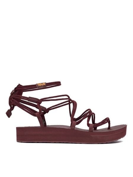 Teva Sandały Midform Infinity 1127890 Bordowy. Czerwone sandały damskie Teva, bez wzorów, bez obcasa, na płaskiej podeszwie, bez zapięcia. Za 299.99 zł.