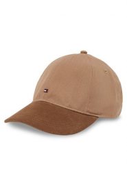 Tommy Hilfiger Czapka z daszkiem Th Flag Herringbone 6 Panel Cap AM0AM13385 Brązowy. Brązowe rękawiczki męskie Tommy Hilfiger, bez wzorów, z bawełny. Za 179.99 zł.