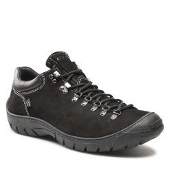 Półbuty Lasocki. Czarne półbuty na co dzień męskie Lasocki, bez zapięcia. Za 249.99 zł.